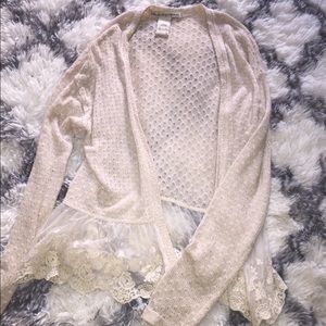 Crochet/lace cardigan